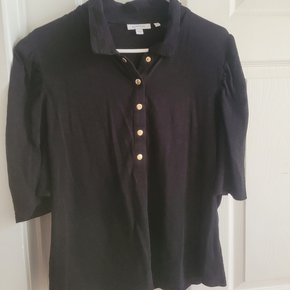 Chicos Black Shirt